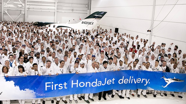 HondaJet first delivery