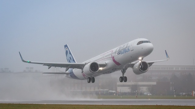 Airbus A321LR absolviert Jungfernflug