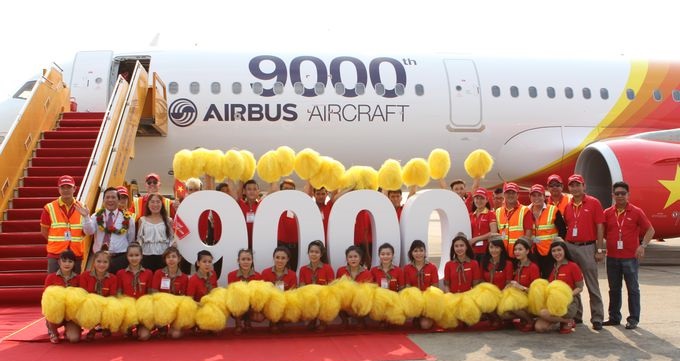 9000th Airbus