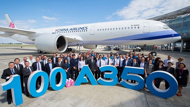 Hundertster Airbus A350 XWB 