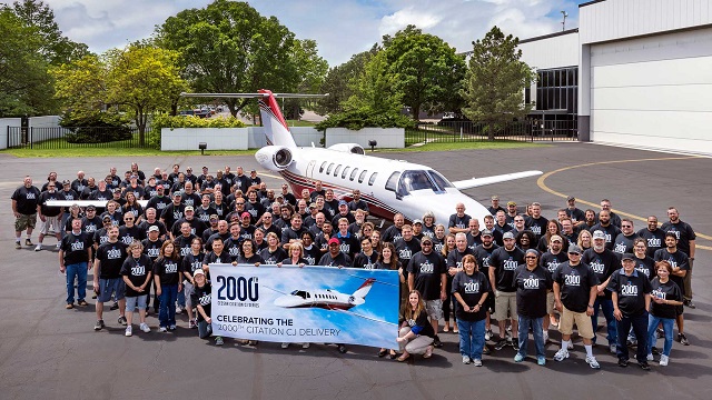 Cessna liefert 2000ste Citation CJ aus