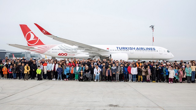 Turkish Airlines 400th Aircraft Airbus A350