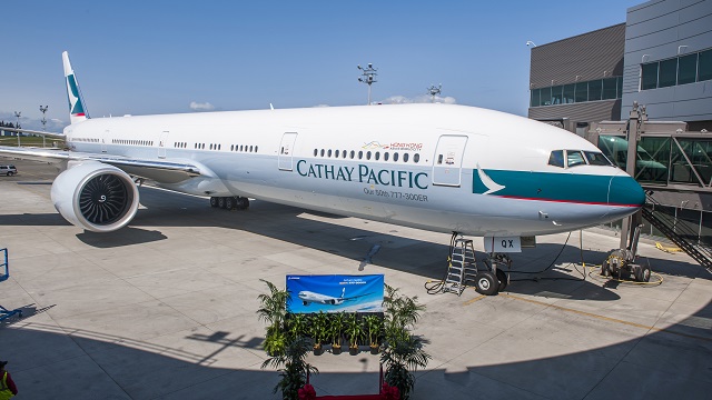 50th Boeing 777-300ER Cathay Pacific