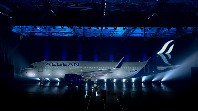 AEGEAN Airbus A320neo in neuem Kleid