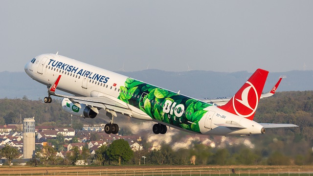 Turkish Airlines Airbus A321 SAF Treibstoff