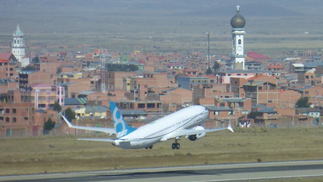 Boeing 737 MAX 8 La Paz
