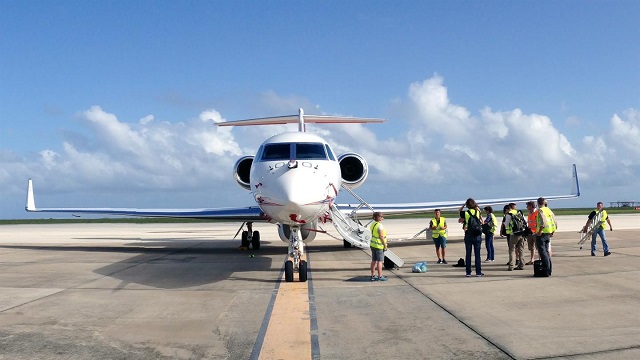 DLR Gulfstream in Barbados