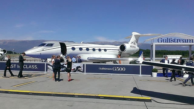 EBACE 2017 Gulfstream G500