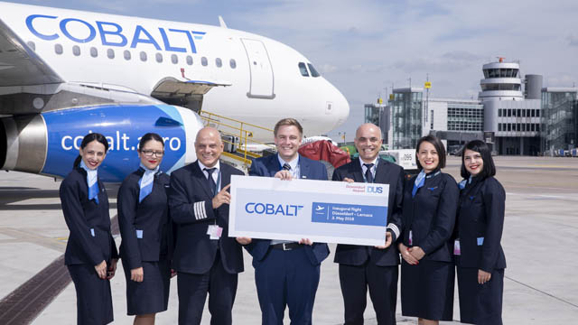 Cobalt Air Erstflug Düsseldorf