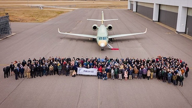 Dassault Falcon 6X in Little Rock