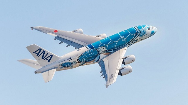 Erster Airbus A380 ANA
