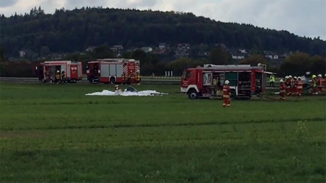 Kleinflugzeug im Aargau abgestürzt