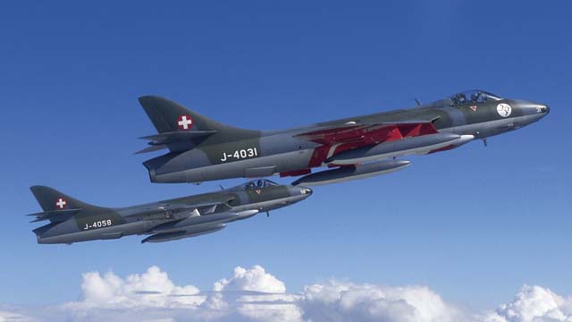 Hawker Hunter Swiss Air Force