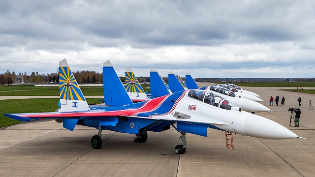 Russian Knights Su-30SM 