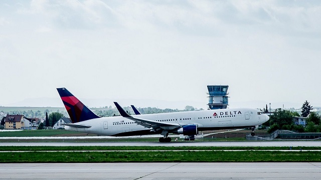 Boeing 767 Delta Air Lines in Stuttgart