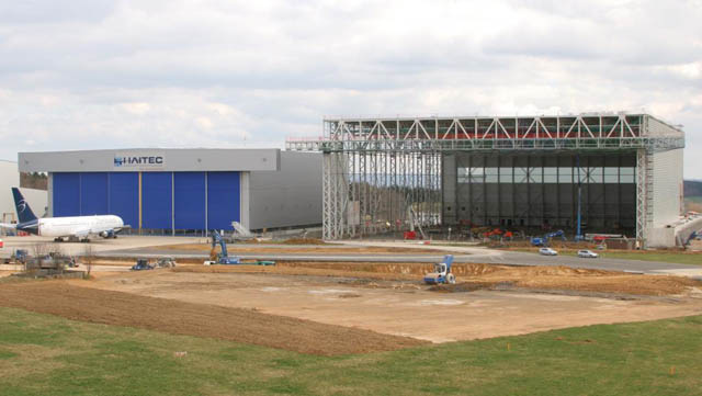 Baubeginn Vorfeld Airport Hahn